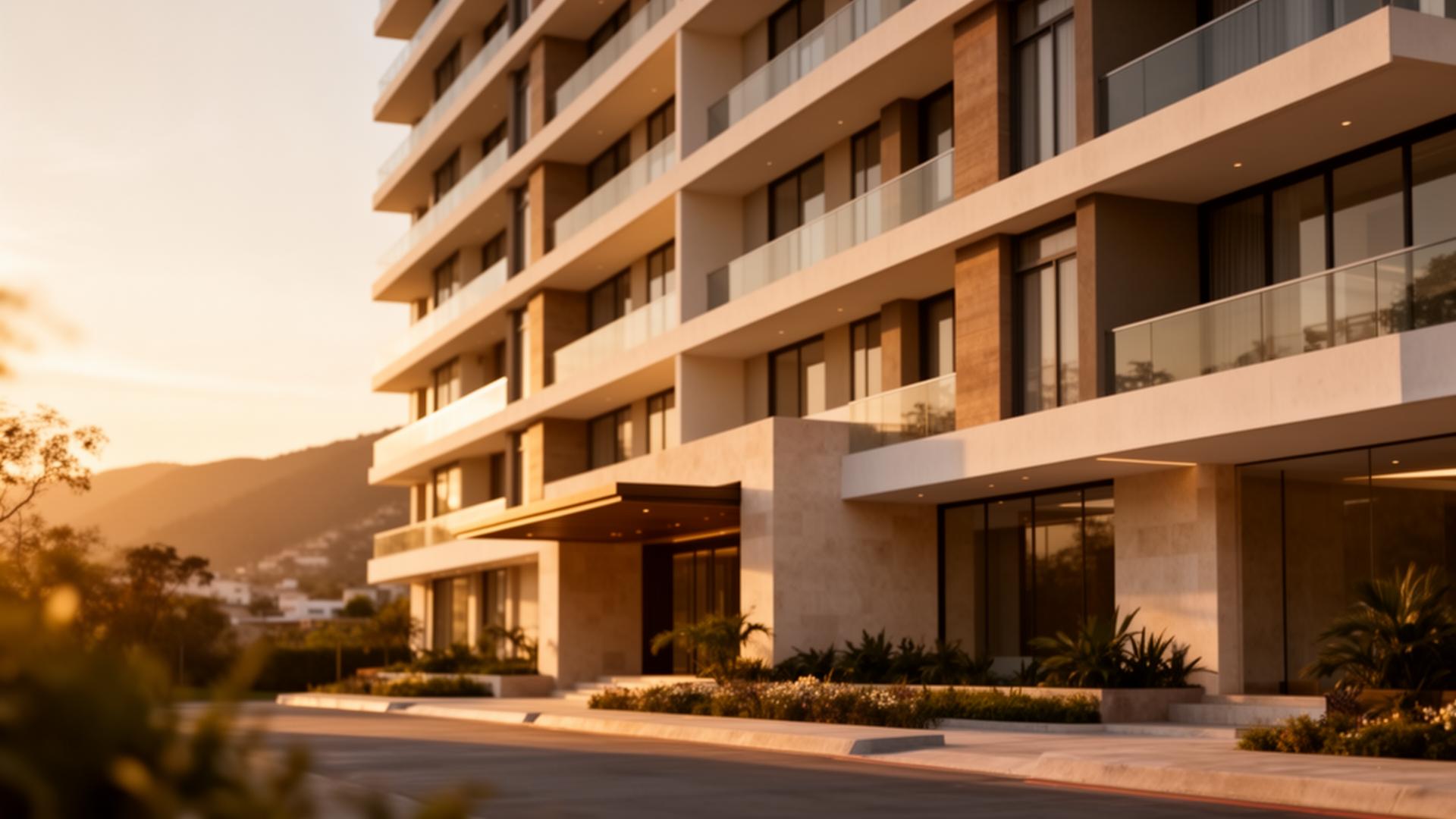 Edificio residencial moderno en Monterrey